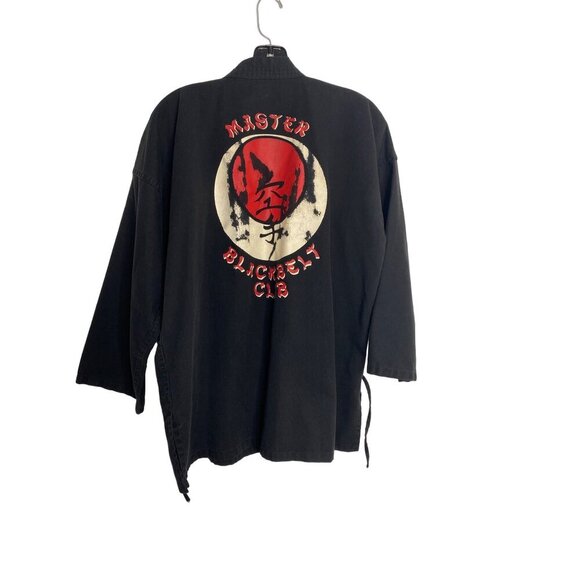 CENTURY UNIFORMS MEN'S BLACK BELT CLUB MARTIAL ARTS JACKET SZ 3/S - Picture 2 of 7